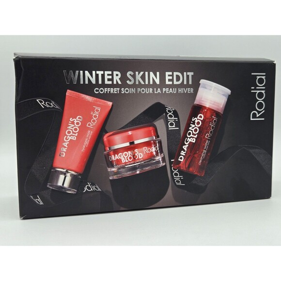 Rodial Dragons Blood Hyaluronic Velvet Cream / Mask / Cleansing Water Gift Set